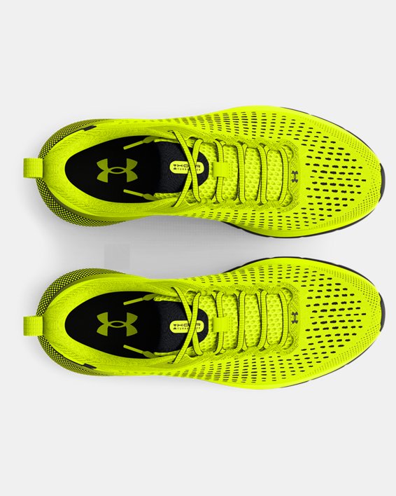 Men's UA HOVR™ Turbulence Running Shoes, Yellow, pdpMainDesktop image number 2